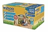 HOZELOCK - Ausdehnbarer Gartenschlauch Superhoze 30 M: Flexibler Schlauch, dehnt sich auf das 3-fache seiner ursprünglichen Länge aus, m. 2 Aquastop-Anschlüsse für eine dichte Verbindung, [8230A1240]