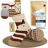 Matschepfuetze Stoppersocken für Babys und Kinder - Baby Antirutschsocken mit ABS-Noppen - Kuschelig warme Krabbelsocken für Mädchen und Jungs Gr. 1-3 Jahre