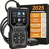 OBD2 Diagnosegerät Auto OBD-II Diagnosewerkzeuge mit Live Daten,Modus 6/8 & I/M Bereitschaft Fehlerauslesegerät Lesegerät KFZ Diagnosegerät für Alle Fahrzeuge Auslesegerät nach 1996, 2025 Aktualisiert