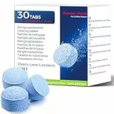 30 x 3 Phasen Kaffeemaschine Reinigungstabletten für Jura - Entkalkungstabletten Kaffeevollautomat, 3 in 1 Zuverlässiges Entkalken, Reinigen und Schützen, Ersatz für Jura Reinigungstabletten