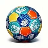 Chastep Cadeau de Football Ballon de Plage Taille 5 Pour Piscine et Jeux aquatiques imperméable Avec housse en néoprène, Doux et sûr Pour Tous Les âges, extérieur et intérieur