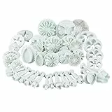 Ausstechform in Form von Modellierwerkzeugen, ilauke 36 Stück, DIY, Schneeflocken, Blumen, Ausstecher in Form von Marzipan, Fondant, Kuchendekoration, Cutter, 36 Stück