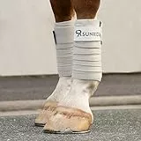 SUNRIDE Fleece Bandagen (2er Set) - weich und atmungsaktiv - zum Schutz für Sehnen und Bänder (beige)