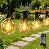 Avoalre 9M+5M LED Lichterkette Außen mit Timer & 8 Modi, IP44 Warmweiß 15+2 G40 Glühbirnen Lichterkette Ausdehnbar Max. 1 Satz Outdoor Lichterkette Strom für Garten Balkon Terrasse Weihnachten Deko