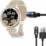 Blueshaweu Kompatibel mit SIEMORL Smart Watch 4,9 cm Ladegerät, magnetisches USB-Ladekabel, Ersatz-Ladekabel, kompatibel mit SIEMORL 2024 Neueste 4,9 cm Smartwatch für Damen (Schwarz)
