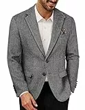 PJ PAUL JONES Sakkos für Herren Trachte Anzugjacke Sportlich Vintage 2 Knöpfe Blazer Herren M Schwarz