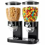 Sinceroduct Cereal Dispenser 2L 2er Pack, Luftdichter Müslispender für die Organisation des Küchenvorratsraums, Ideal für Müsli, Trockenlebensmittel, Süßigkeiten, Reis, Getreide, Kaffeebohnen