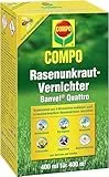 COMPO Rasenunkraut-Vernichter Banvel Quattro, Bekämpfung von schwerbekämpfbaren Unkräutern im Rasen, Konzentrat, 400 ml (400 m²)