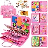 ZOOI Busy Board Montessori Spielzeug ab 1 Jahr, Busy Book Quiet Book Kinderspielzeug ab 1 2 3 4 Jahre, Baby Geschenk Spielzeug ab 2 3 4 Jahre, Adventskalender Füllung Kinder