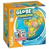 Ravensburger - tiptoi® - Interaktives Spiel - Interaktiver Globus - Player separat erhältlich - elektronisches Lernspiel, ohne Bildschirm - ab 7 Jahren - Französische Version - 00 191