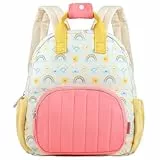 GAGAKU Kinderrucksack Mädchen kinderrucksack Kleinkind Rucksack für 2-5 Jahre Kinder kindergartenrucksack Mini Tagesrucksack Reisetasche - Regenbogen