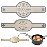 Silikon-Brotschlinge, oval und rund, antihaftbeschichtet, leicht zu reinigen, wiederverwendbar, oval, Silikon-Backmatte für Dutch Oven, mit langen Griffen, Sauerteig-Brotbackmatte, Werkzeuglieferer,