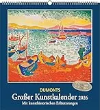 DUMONT - DUMONTS Großer Kunstkalender 2026 – Wandkalender 45 x 48 cm – Meisterwerke der Klassischen Moderne, Impressionisten & Expressionisten für Kunstliebhaber: Mit kunsthistorischen Erläuterungen