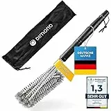 Dimono® Profi Grillbürste BBQ Bürste für 360° Reinigung aus Edelstahl - Outdoor, Grill und Barbecue schneller reinigen (Standart)