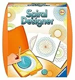 Ravensburger Spiral-Designer Mini, Zeichnen Lernen für Kinder ab 6 Jahren, Kreatives Zeichen-Set mit Mandala-Schablone für farbenfrohe Spiralbilder und Mandalas