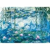 MISITU Puzzle 2000 Teile für Erwachsene Claude Monet Seerose 2000 Teile Puzzles für Kinder ab 14 Jahren