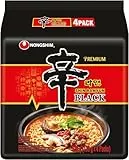 NONGSHIM - Instant Nudeln Shin Ramyun Schwarz - (4 X 130 GR) (Packung mit 2)