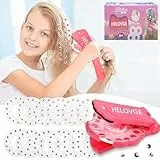 HELOVGE Hair Bedazzler Kit,Diamond Hair Machine Hair Gemstone Styler Hair Glitter Machine Haare Glitzersteine Maschine with 180 Hair Gems Haar Glitzer Gerät Strasssteine Gemstone Styler