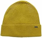 TOM TAILOR Herren Beanie Mütze aus Wolle 1032851, 30028 - Pleasant Yellow, ONESIZE
