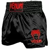 Venum, Classic Muay Thai Shorts, Herren, M, Schwarz/Rot