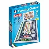 Quercetti Secret Code, Gesellschaftsspiele & Brettspiele, Spiele Ab 7 Jahre und Erwachsene, Logikspiele & Reisespiele mit 2 Schwierigkeitsgraden, Lernspiele & Spiele für Familien, Freunde und Kinder