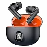 Bluetooth Kopfhörer, Kopfhörer Kabellos Bluetooth 5.3 In Ear Kopfhörer, Kabellose Kopfhörer Tiefer Bass Wireless Earbuds 55Std, LED Anzeige