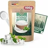 CozyNature® Mentholkristalle | 100g | Premium Qualität Made in Germany | Sauna Zubehör & natürliche Ameisenabwehr | Saunaaufguss | naturreines Menthol | Minzöl Kristalle | inkl. Gratis Sauna E-Book