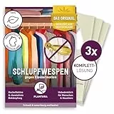 Plantura Schlupfwespen gegen Kleidermotten, Komplett-Lösung mit 12 Karten (3 Karten à 4 Lieferungen) - hochwirksame & nachhaltige Bekämpfung, Alternative zu Mottenkugeln
