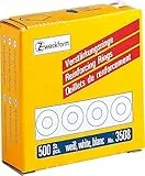 AVERY Zweckform 10 x Lochverstärkungsringe weiß VE=500 Stück