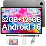 TECLAST M50T Tablet 10.1 Zoll Android 16 mit Gemini AI, Octa-Core, 32GB RAM+128GB ROM+5TB TF, 7000mAh Akku, 2.4G+5G WLAN, GMS Widevine L1, 13MP/Bluetooth 5.4/3.5MM/OTG, 2026 Neuestes Tablets mit Stift