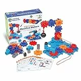Learning Resources STEM Explorers Maschinenbauer, 50-teilig, ab 5 Jahren, Mint-Spielzeug, Mint-Bauspielzeug, Mint-Baukästen, Technikspielzeug, Spielzeug zum Selberbauen