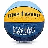 meteor Layup Kinder Mini Basketball - Ideal für die Jugend, perfekt für Kinderhände von 4-8 Jahren, weicher Ball mit griffiger Oberfläche