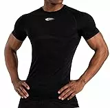 SMILODOX Herren Kompressionsshirt Carnos, Muskelbetontes T-Shirt, Enganliegendes Fitness Shirt, Seamless & Atmungsaktives Trainingshirt mit Body Mapping & feuchtigkeitsregulierung, Gym & Workout