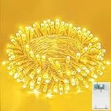 AebeChun Lichterkette Batterie, 3M 30 LED Lichterkette Außen Innen mit Timer, Warmweiß Weihnachtsbaum Lichterkette für Weihnachtsdeko, Schlafzimmer, Party, Garten, Hochzeit