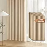 Fiqops 8X Akustikpaneele Holz 120x60cm Wandpaneele aus Holzfunier und Filz,Holzpaneele Eichenholz,Wandverkleidung holz für Studio und Zuhause Innenwanddekoration – Großflächige Abdeckung