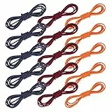 Supvox 15 Stück Elastische Nylonbänder für Notizbücher Dehnbare Bindebänder für Reisetagebücher und Planer Elastische Verschlussschlaufen für Sicheren Halt Beim Reisen