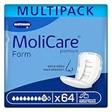 Molicare Premium Form 9 Tropfen, für schwerste Inkontinenz: maximale Sicherheit, extra Auslaufschutz und Diskretion für Frauen und Männer, zu verwenden mit MoliCare Premium Fixpants, 4x16 Stück