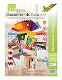 folia 946 - Basteltrends 'Ganzjahr', 322 Teile - Kreativset für Kinder und Erwachsene mit verschiedenen Trendmaterialien