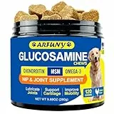 Gelenksnacks für Hunde - 120 Gelenk- & Knochenschutz für Hunde - mit Glucosamin, Chondroitin & MSM - bei Knochen & Beweglichkeit - Geschmack Huhn