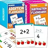 QUOKKA Vine Lernkarteikarten, Mathematik-Multipack, 338 Karten, Substruction&Addition, 2 Stück