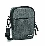 CULLMANN - 90245 - MALAGA Compact 400 - Grau - Kameratasche für Kompaktkamera - 70x120x50mm