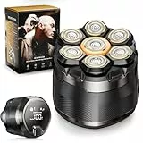 Dyoonoer Kopfrasierer für Herren, wasserdicht, kabellos, für kahle Männer, wiederaufladbar, 7D, flexibler elektrischer Kopfrasierer