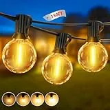 LED Lichterketten Außen G40 Glühbirnen 45m Outdoor Garten Beleuchtung Strom Party Glühbirnen Lights mit Dimmbaren