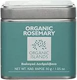 Organic Islands Bio Rosmarin von Naxos, 2er Pack x 30g (Insgesamt 60g) – Griechischer Bio-Rosmarin, Premium Kräuter aus Griechenland