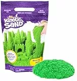 Kinetic Sand 907 g Sand Grün im wiederverschließbaren Beutel - magischer Sand für kreatives Indoor-Sandspiel, Hergestellt in Schweden, für Kinder ab 3 Jahren