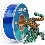 GIANTARM Dreifarbiges Seiden PLA Filament 1.75mm(±0.02mm) 1kg, für 3D Drucker, 1 Rolle vakuumverpackt,glänzend wunderschöner dreiseitiger Farbwechseleffekt,PLA Silk tricolor,Orange+Blau+Grün