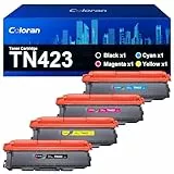Coloran TN423 für Brother MFC-L8690CDW Toner Kompatibel für Brother 423 TN423 TN423BK TN-423BK für MFC-L8690CDW Toner DCP-L8410CDW Toner HL-L8260CDW MFC-L8690CDW HL-L8360CDW (4er-Pack)