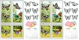 MONCAP Schmetterling Bastelset für Kinder - Fensterbilder und Papierbastelset - Kreative DIY für Mädchen und Jungen - Kindergeburtstag, Sommer, Frühling Party Geschenke (Packung mit 2)