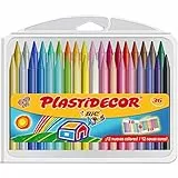 Bic Plastidecor farbig Wachsmalstifte, Klassisch, 36 Stück (1er Pack)