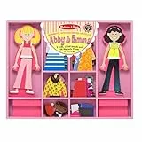 Melissa & Doug - Magnetische Anziehpuppen aus Holz - mit mehr als 60 Teilen für kreativen Ankleidespaß, Fördert Fantasie und Motorik, Für Kinder ab 3 Jahren